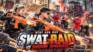 Nerf Gun War : Combatant SWAT Nerf Guns Fight The Elite Shadow Syndicate In High Stakes Raid