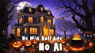 🎃 Hallowen Lofi Radio [No AI & No Mid-Roll Ads] 🎃 Spooky Beats for Studying, Reading, Partying
