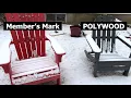 POLYWOOD Classic Folding Adirondack vs Member s Mark Adirondack Chair