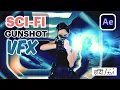 How To Create Sci-Fi Weapon FX in After Effects Easy VFX Tutorial in Hindi