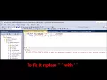 MSSQL - Fix Error