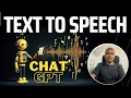 ChatGPT Text to Speech API Made Easy Step-by-Step Tutorial UNBELIEVABLE