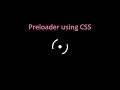 Preloader Pageloader using only html css