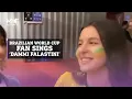 Download Lagu Brazilian fan sings Palestinian solidarity anthem Dammi Falastini at Qatar World Cup