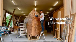 We’ve Reached The Waterline – Planking A 50 Ft Sailboat – Ep. 353 RAN Sailing