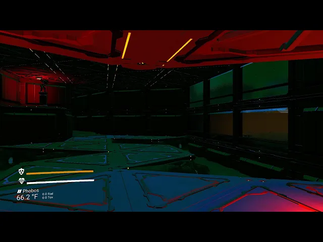 Doom (1993) E1M1 in No Man's Sky (Euclid Galaxy, PC, Creative Mode)