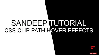 CSS Clip-Path Text Hover Effects Html CSS