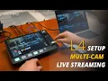 Setup Multi Camera Live Streaming in 60 SECONDS with FEELWORLD L4 Switcher Mixer