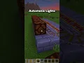 Automatic Light System in Minecraft