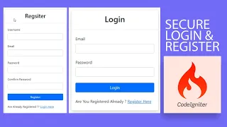 PHP CodeIgniter Tutorials Authentication Login Register Logout in CodeIgniter Part 2
