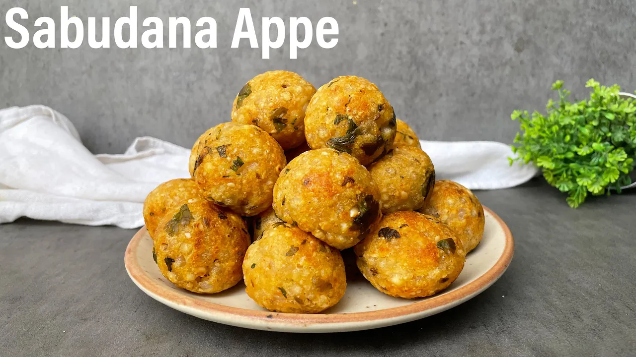 SABUDANA APPE   Falahari Appe Recipe   Navaratri Special   Non Fried Sabudana vada   Best Bites