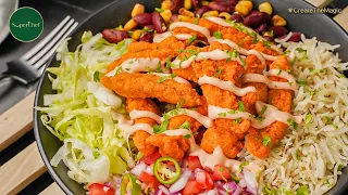 Burrito Bowl Recipe with K&N's Fiery Fingers | SuperChef