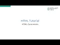 HTML Comments HTML Tutorials For Beginners 06