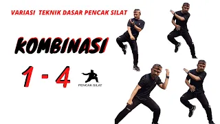 Download Kombinasi 1 - 4  Pencak Silat - Variasi Teknik Dasar Pencak Silat MP3