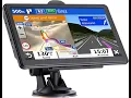 GPS Navigator for Car Truck RV 7 Inch GPS Navigation System 2025 Map with Voice Guidance