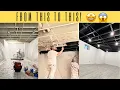 HOW TO Paint your basement ceiling black
