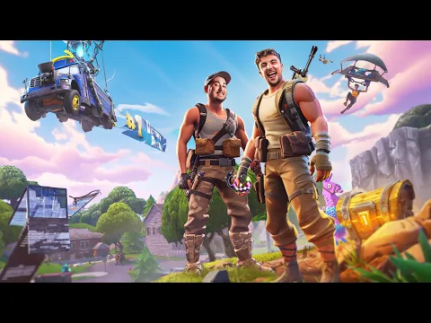 On fait top 1 sur la première map de Fortnite avec Gotaga ! (La nostalgie me fais pleurer…)