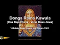Download Lagu Donga Rama Kawula (Doa Bapa Kami - Versi Basa Jawa)