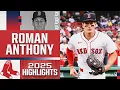 Roman Anthony makes an INSTANT IMPACT with the Red Sox 2025 rookie season highlight