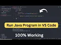 How to Run Java in Visual Studio Code Hindi Complete Step Run Java Program