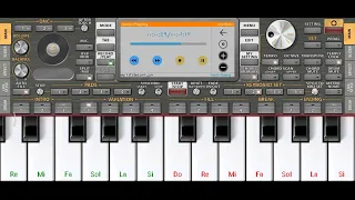 عزف القريب منك بعيد بطريقه حزينه على اورج الجوال 