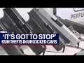 Rash of guns stolen from unlocked cars in Florida