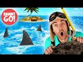 Sharks in the Water Floor is Lava Game Brain Break Danny Go Dance Songs for Kids