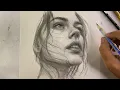 Watch This Face Come to Life | Realistic Pencil Sketch Timelapse
