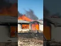 Fully Involved House Fire in Rosamond Kern County