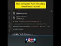 How to Update Post Metadata Programmatically
