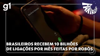 De testes a golpes, brasileiros recebem 10 bilhões de ligações feitas por robôs por mês #g1