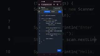 Java Programming User Input Scanner Class
