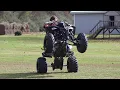 How To Wheelie A Sport Quad RAPTOR 700R