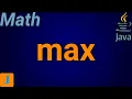 Java Math max