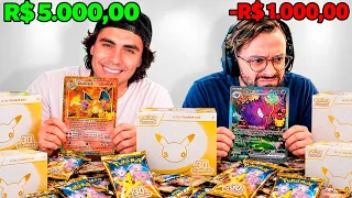 QUEM TIRAR A MELHOR CARTA POKÉMON FICA COM TUDO!