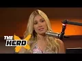 Kristine Leahy Some players flash female reporters in the locker room THE HERD