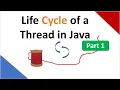 Life Cycle of a Thread in Java Part 1