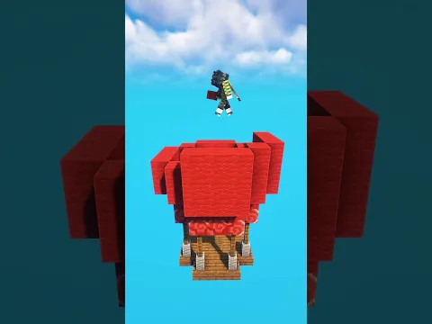 Minecraft Balloon House🎈🏠 #shorts