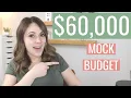 60 000 Annual Income Budget