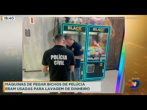 Máquinas de pegar bichos de pelúcia eram usadas para lavagem de dinheiro