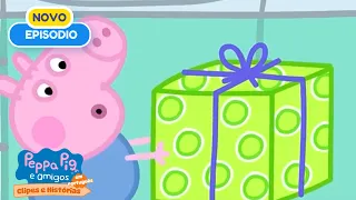 ¡O Aniversário do George e o Acidente da Peppa! 🎈🎂lPeppa Pig e Amigos em Português - Clipes e Shorts