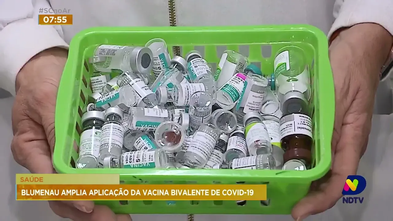 Blumenau amplia aplicação das doses da vacina de reforço contra a Covid-19