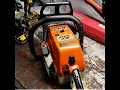Stihl 036 Pro Arctic Chainsaw How to Check Adjust Spark Plug Gap Coil Gap Flywheel