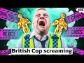 British Cop Screaming meme That s not true