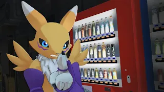 She s Addicted to Energy Drinks Renamon Animation