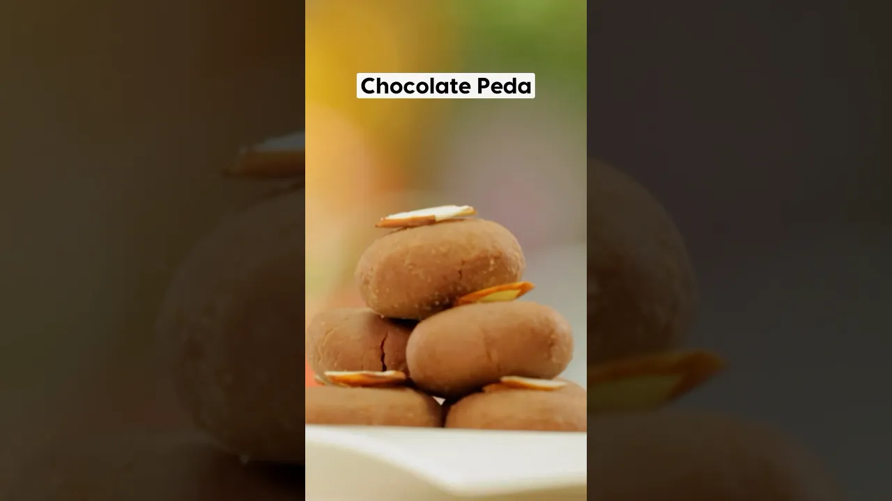 Peda for chocolate lovers! #chocolatepeda #chocolatelovers #diwalispecial #shorts