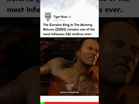 The Scorpion King in The Mummy Returns (2001) remains one of the most infamous CGI misfires ever.