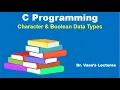 15 E Character Boolean Data Types