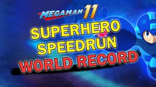 WORLD RECORD Mega Man 11 Superhero Mode Speedrun In 34 03 Any No OoB 