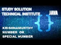 Krishnamurthy Number or Special Number in Java